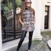 Kamizelka z norek Silver Blue r. M