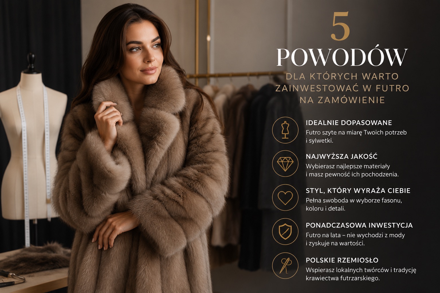 5 powodów, dla których warto zainwestować w futro na zamówienie