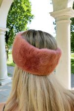 001 Luksusowa Opaska z Futra Norki- Elegancja i Ciepło