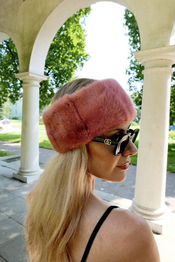 Luksusowa Opaska z Futra Norki- Elegancja i Ciepło