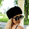Luksusowa Futrzana Opaska z Norek-( Black Mink).